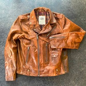 D73 Leather Biker Jacket